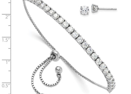 Sterling Silver Earrings Style QG6243SET - Classique Jewelry Inc.