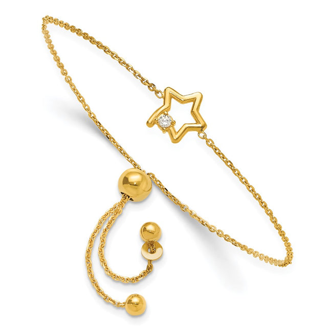 Sterling Silver Bracelets Style QG6249GP - Classique Jewelry Inc.