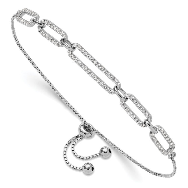 Sterling Silver Bracelets Style QG6258 - Classique Jewelry Inc.