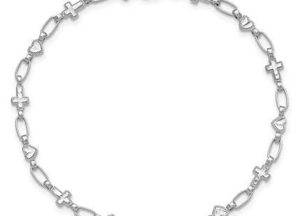 Sterling Silver Bracelets Style QG6307 - Classique Jewelry Inc.