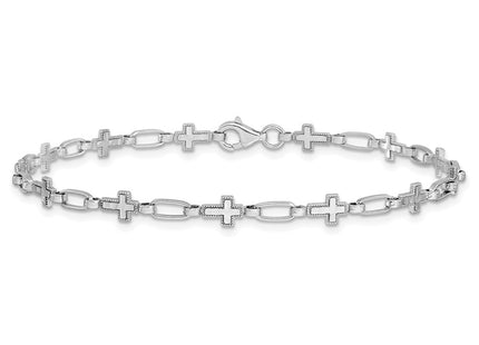 Sterling Silver Bracelets Style QG6308 - Classique Jewelry Inc.
