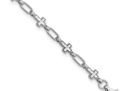 Sterling Silver Bracelets Style QG6308 - Classique Jewelry Inc.