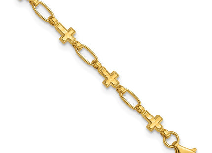 Sterling Silver Bracelets Style QG6308GP - Classique Jewelry Inc.