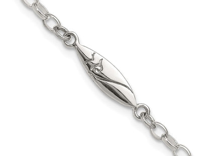 Sterling Silver Bracelets Style QG6319 - Classique Jewelry Inc.