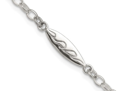 Sterling Silver Bracelets Style QG6320 - Classique Jewelry Inc.