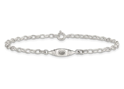 Sterling Silver Bracelets Style QG6321 - Classique Jewelry Inc.