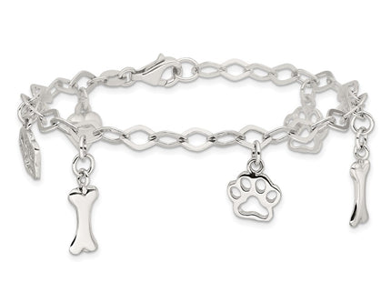 Sterling Silver Bracelets Style QG6346 - Classique Jewelry Inc.