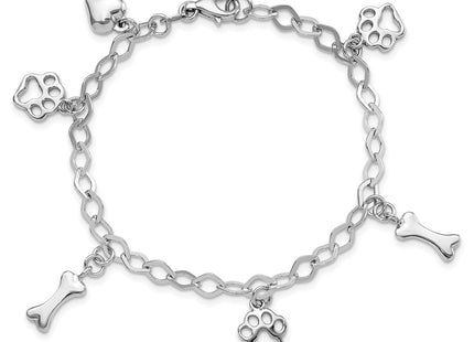 Sterling Silver Bracelets Style QG6346 - Classique Jewelry Inc.