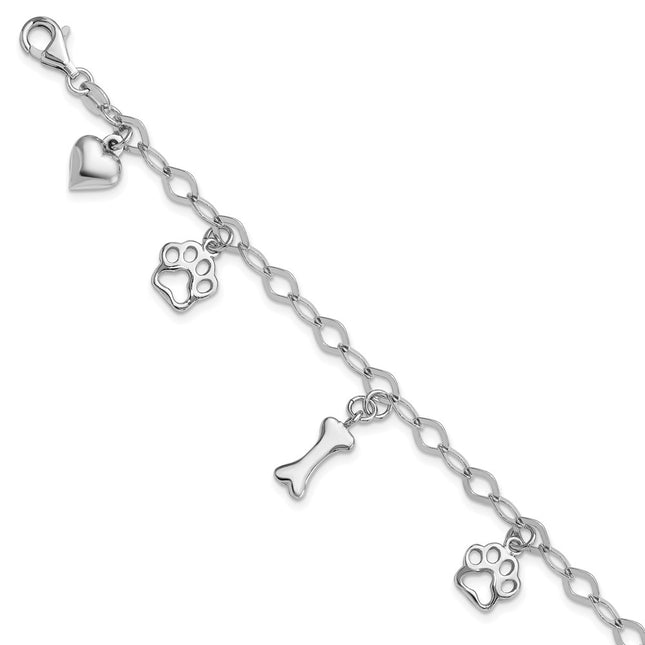 Sterling Silver Bracelets Style QG6346 - Classique Jewelry Inc.