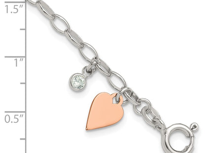 Sterling Silver Bracelets Style QG6348 - Classique Jewelry Inc.