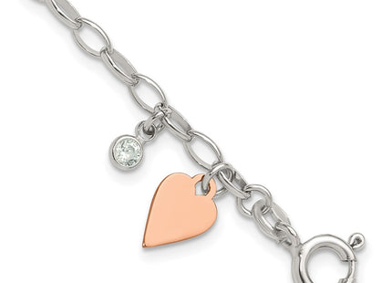 Sterling Silver Bracelets Style QG6348 - Classique Jewelry Inc.