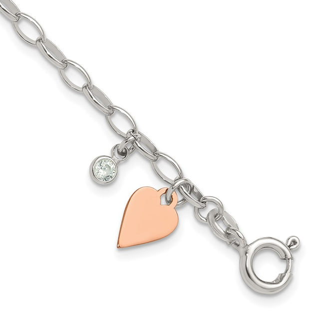 Sterling Silver Bracelets Style QG6348 - Classique Jewelry Inc.