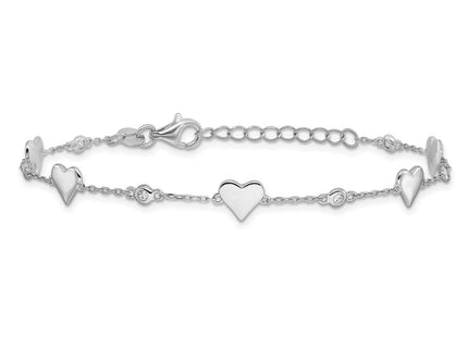 Sterling Silver Bracelets Style QG6355 - Classique Jewelry Inc.