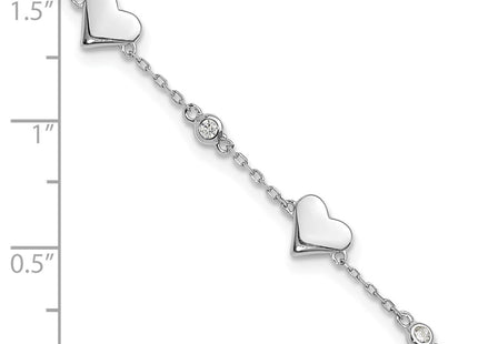 Sterling Silver Bracelets Style QG6355 - Classique Jewelry Inc.