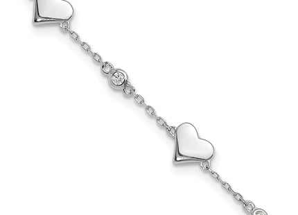 Sterling Silver Bracelets Style QG6355 - Classique Jewelry Inc.
