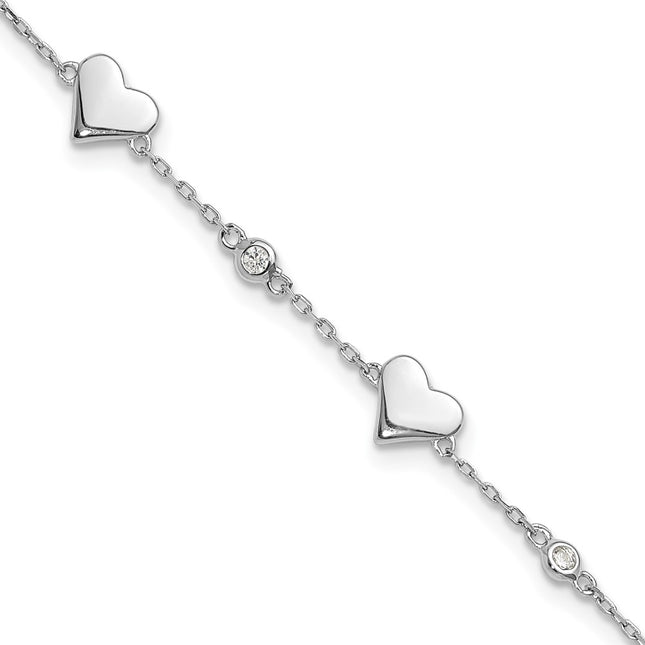Sterling Silver Bracelets Style QG6355 - Classique Jewelry Inc.