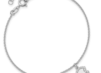 Sterling Silver Bracelets Style QG6357 - Classique Jewelry Inc.