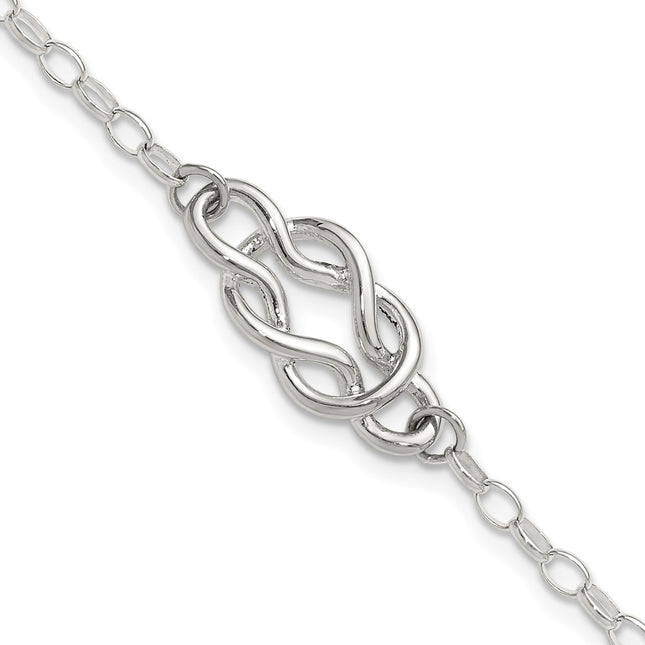 Sterling Silver Bracelets Style QG6370 - Classique Jewelry Inc.