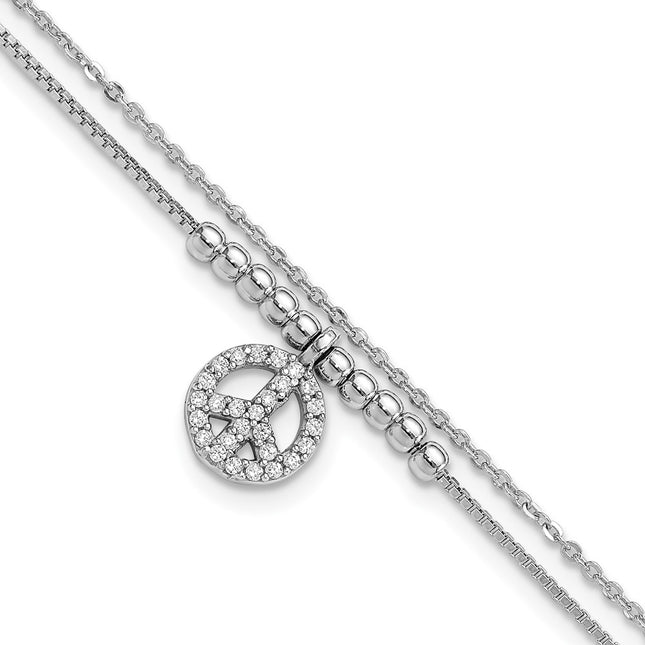 Sterling Silver Bracelets Style QG6372 - Classique Jewelry Inc.