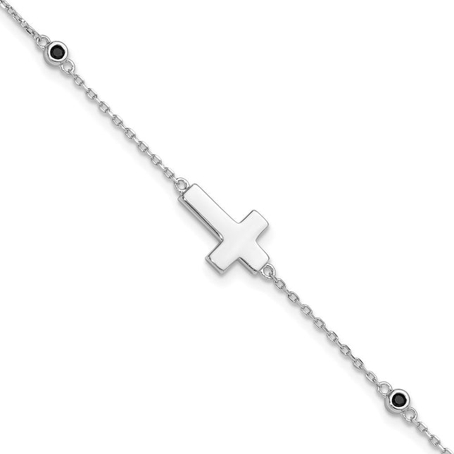 Sterling Silver Bracelets Style QG6378 - Classique Jewelry Inc.