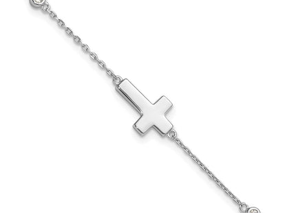 Sterling Silver Bracelets Style QG6379 - Classique Jewelry Inc.