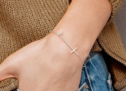 Sterling Silver Bracelets Style QG6380 - Classique Jewelry Inc.