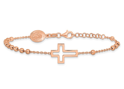 Sterling Silver Bracelets Style QG6381RP - Classique Jewelry Inc.