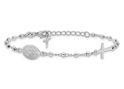 Sterling Silver Bracelets Style QG6382 - Classique Jewelry Inc.