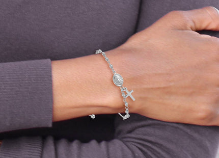 Sterling Silver Bracelets Style QG6386 - Classique Jewelry Inc.