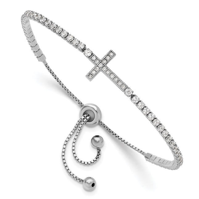 Sterling Silver Bracelets Style QG6388 - Classique Jewelry Inc.