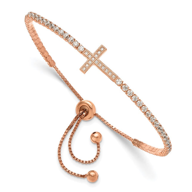 Sterling Silver Bracelets Style QG6388RP - Classique Jewelry Inc.