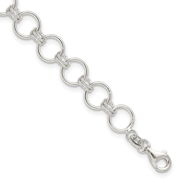 Sterling Silver Bracelets Style QG6392 - Classique Jewelry Inc.