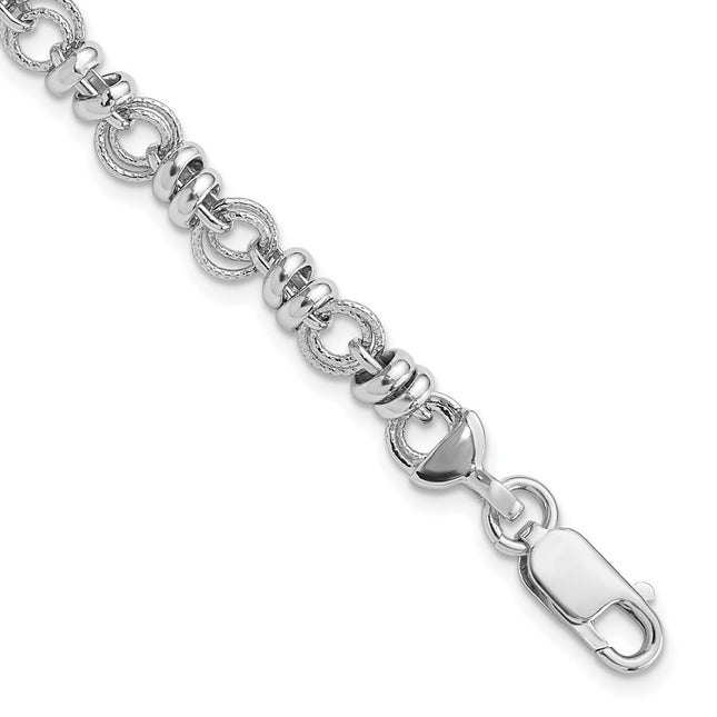 Sterling Silver Bracelets Style QG6393 - Classique Jewelry Inc.