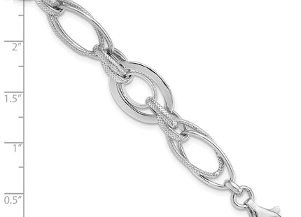 Sterling Silver Bracelets Style QG6397 - Classique Jewelry Inc.