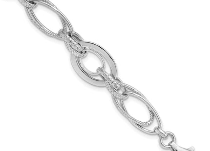 Sterling Silver Bracelets Style QG6397 - Classique Jewelry Inc.