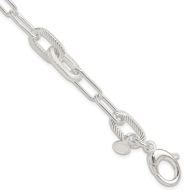 Sterling Silver Bracelets Style QG6398 - Classique Jewelry Inc.