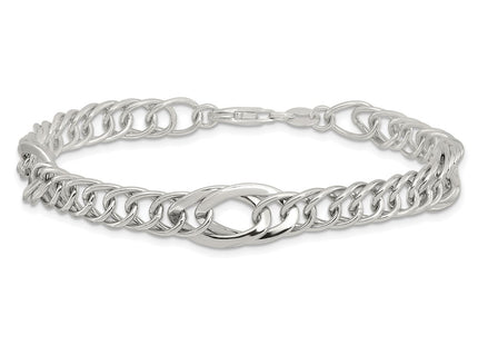 Sterling Silver Bracelets Style QG6404 - Classique Jewelry Inc.