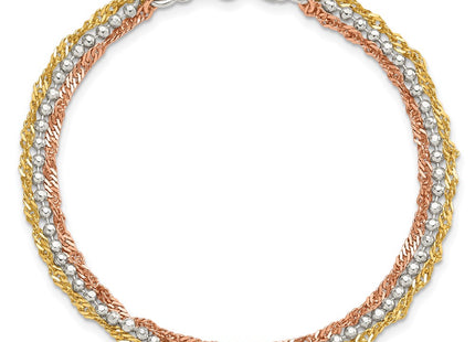 Sterling Silver Bracelets Style QG6412 - Classique Jewelry Inc.