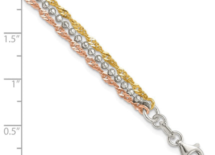 Sterling Silver Bracelets Style QG6412 - Classique Jewelry Inc.