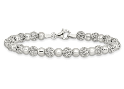 Sterling Silver Bracelets Style QG6418 - Classique Jewelry Inc.