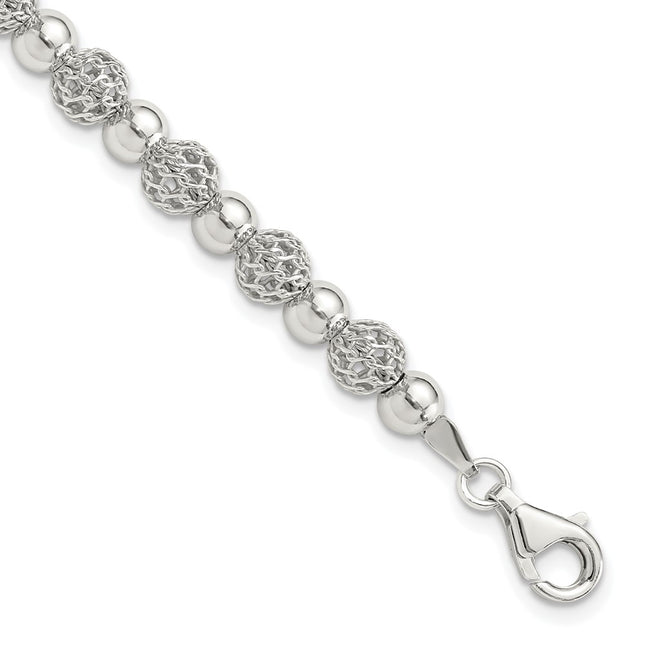 Sterling Silver Bracelets Style QG6418 - Classique Jewelry Inc.