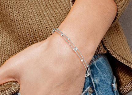 Sterling Silver Bracelets Style QG6419 - Classique Jewelry Inc.