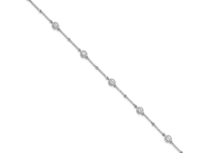 Sterling Silver Bracelets Style QG6424 - Classique Jewelry Inc.