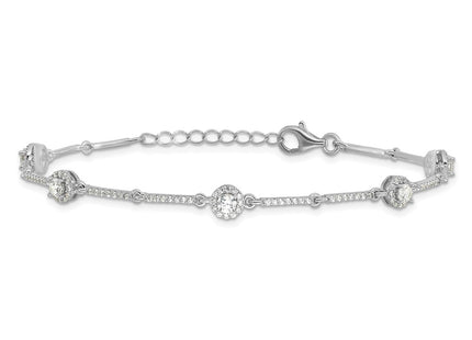 Sterling Silver Bracelets Style QG6424 - Classique Jewelry Inc.