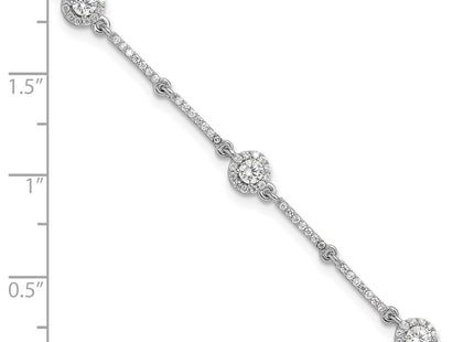 Sterling Silver Bracelets Style QG6424 - Classique Jewelry Inc.