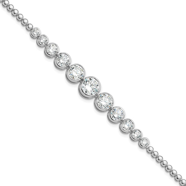 Sterling Silver Bracelets Style QG6426 - Classique Jewelry Inc.