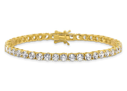 Sterling Silver Bracelets Style QG6432GP - Classique Jewelry Inc.