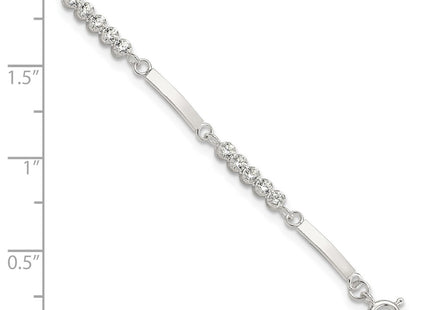 Sterling Silver Bracelets Style QG6434 - Classique Jewelry Inc.
