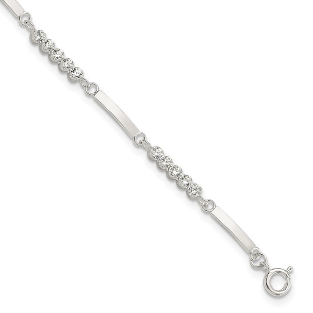 Sterling Silver Bracelets Style QG6434 - Classique Jewelry Inc.