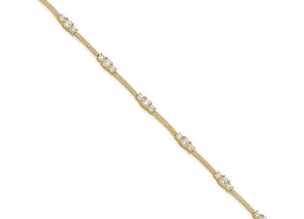 Sterling Silver Bracelets Style QG6435GP - Classique Jewelry Inc.